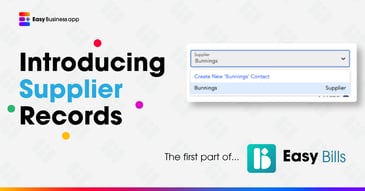 Introducing Supplier Records in Easy Business App