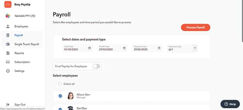 Easy Payslip Process Payroll